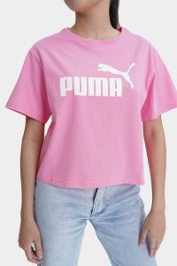 PUMA Essentials Logo Cropped Womens Tee