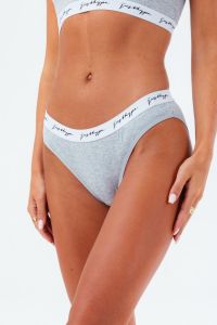 HYPE 3 PACK GREY WOMENS HIPSTER BRIEF