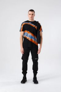 T-Shirt - Mens Multi Bohemian Dye Scribble