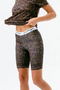 Hype Womens Brown Choc Leopard Tape Cycling